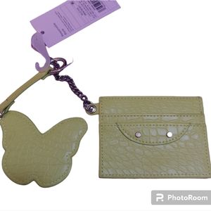 Wild Fable Keycard Holder with Butterfly Mirror NWT